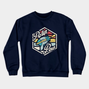 Retro Pew Pew Crewneck Sweatshirt